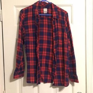 Flannel buttondown